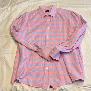 Checkered button down shirt
